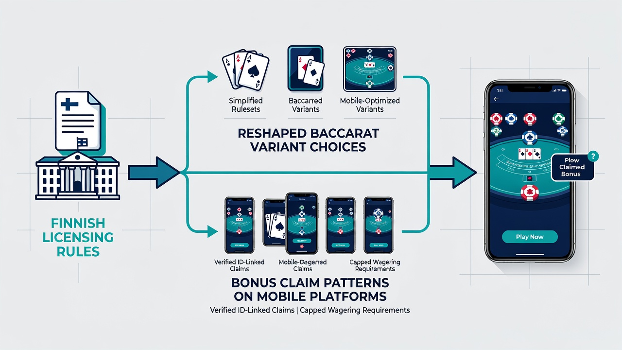 Analytics dashboard illustrating bonus claim completion rates across baccarat variants on Finnish mobile platforms
